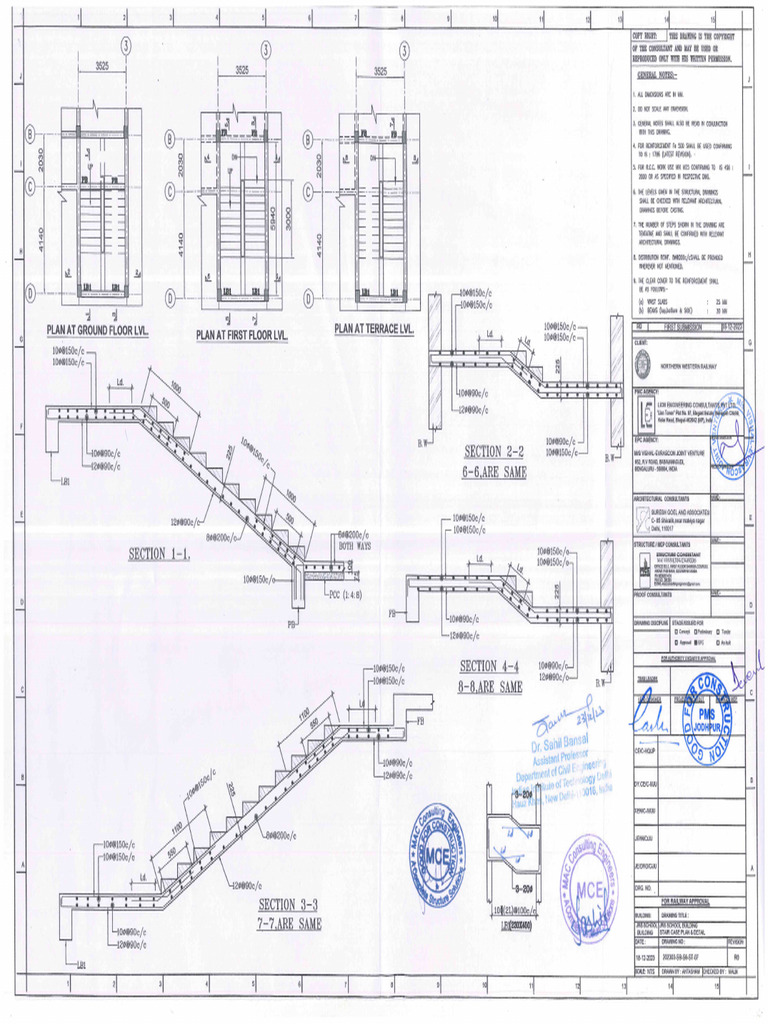 GFC School Building All 12 Drawings | PDF