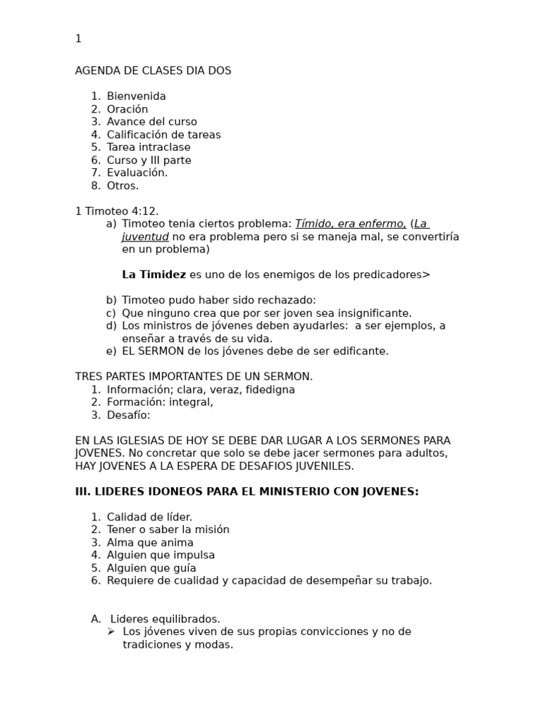 Liderazgo Juvenil en la Iglesia | PDF | Esquizofrenia | Cristo (título)