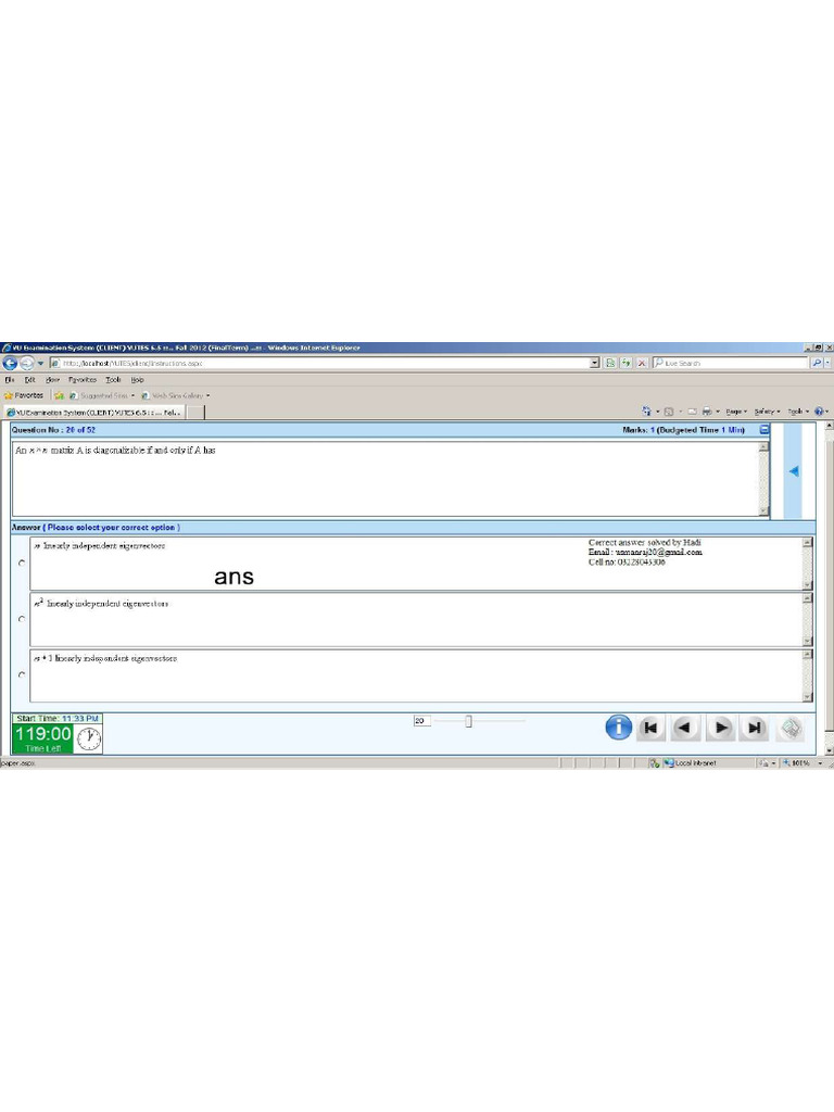 MTH501 Past Papers File 4 | PDF