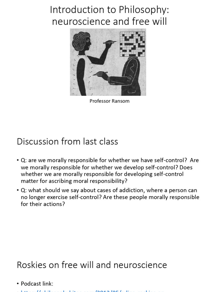 Neuroscience and Free Will Explained | PDF | Free Will | Intention