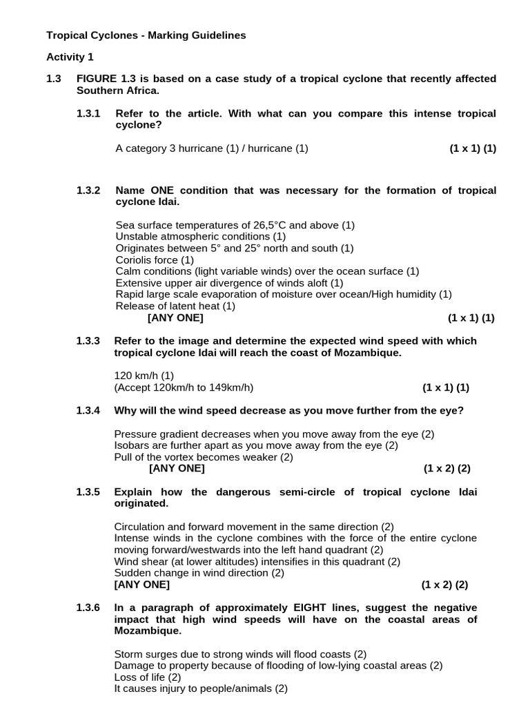Tropical Cyclones Pdf Tropical Cyclones Wound