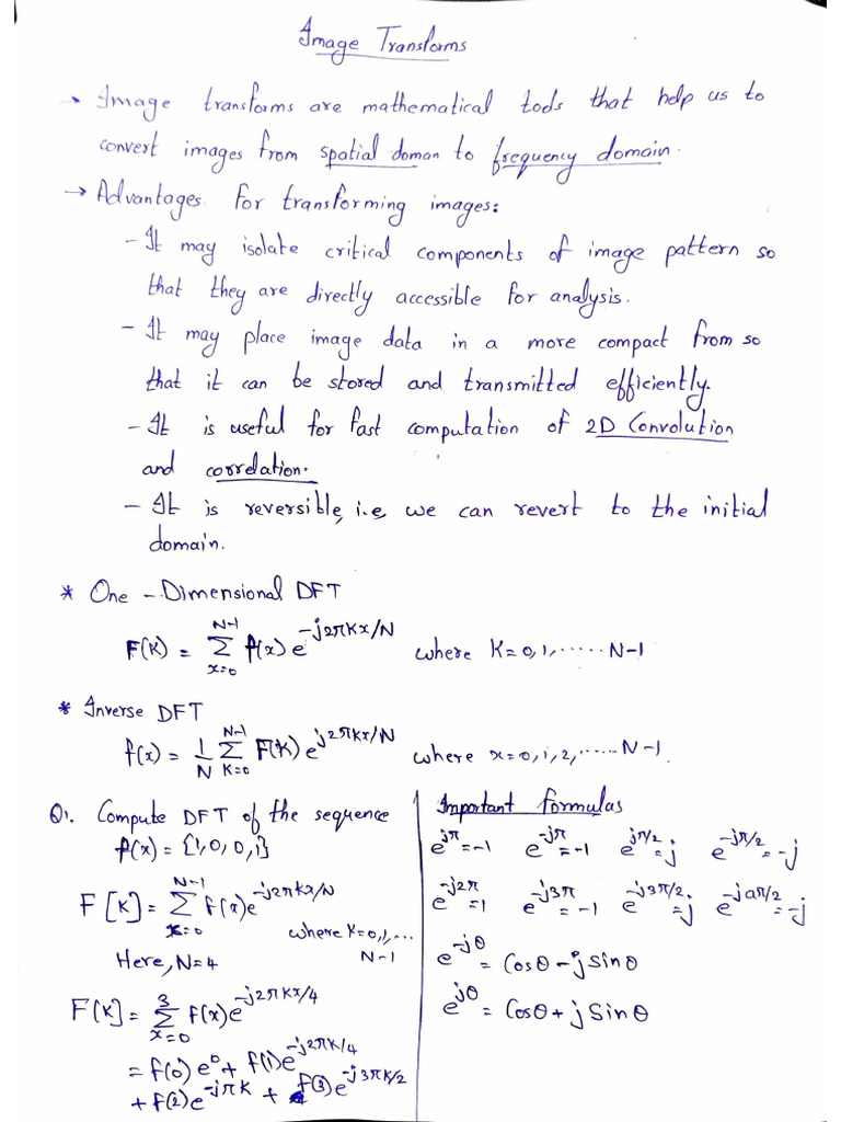 DIP Unit 2 | PDF