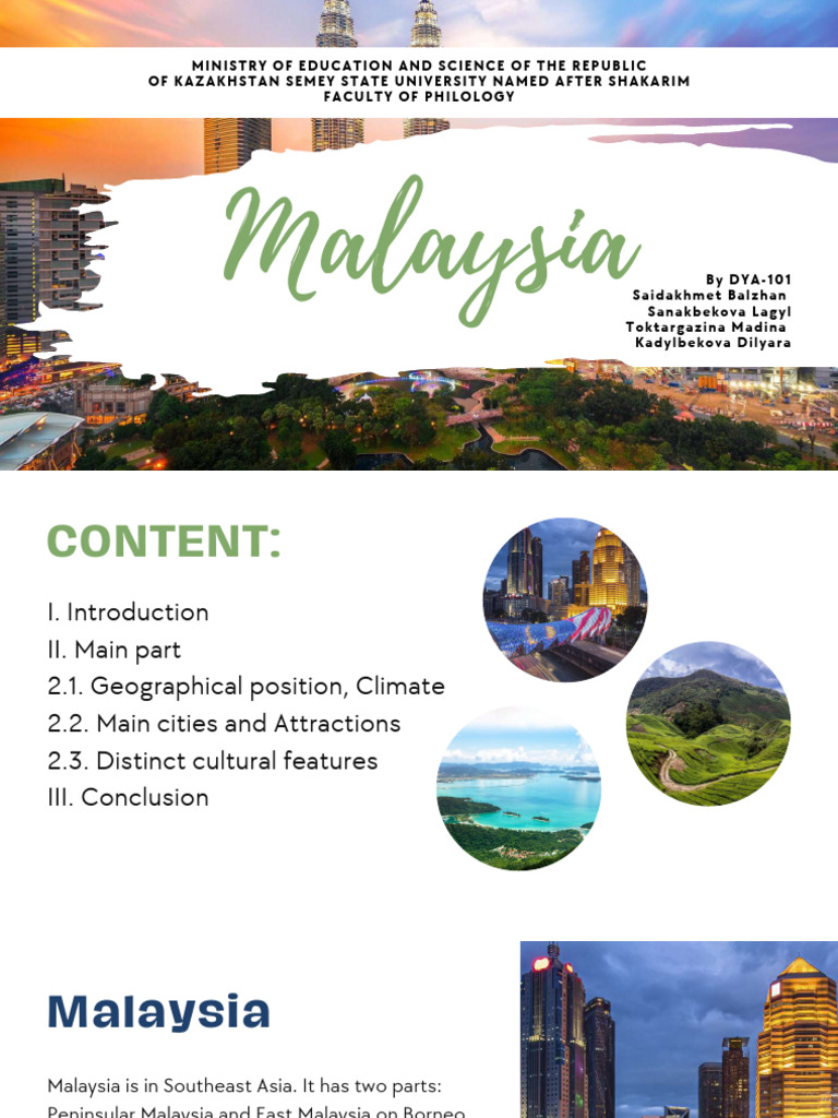 Discover Malaysia: Culture, Climate, Attractions | PDF | Malaysia
