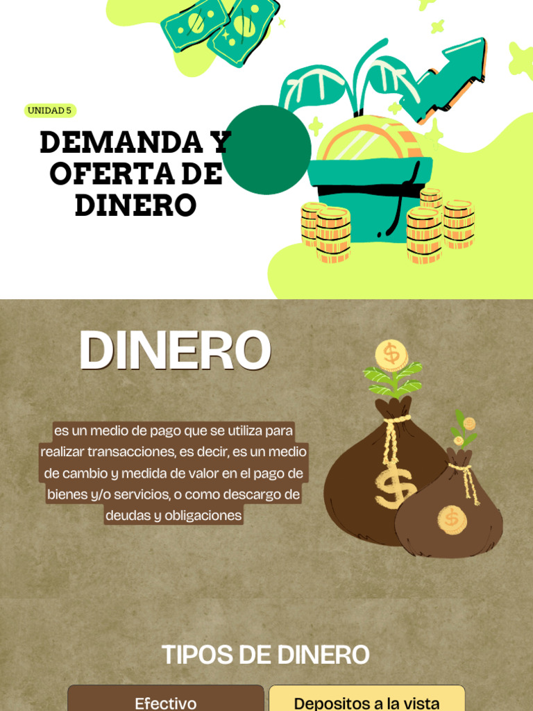 Oferta y Demanda de Dinero | PDF | Dinero | Bancos