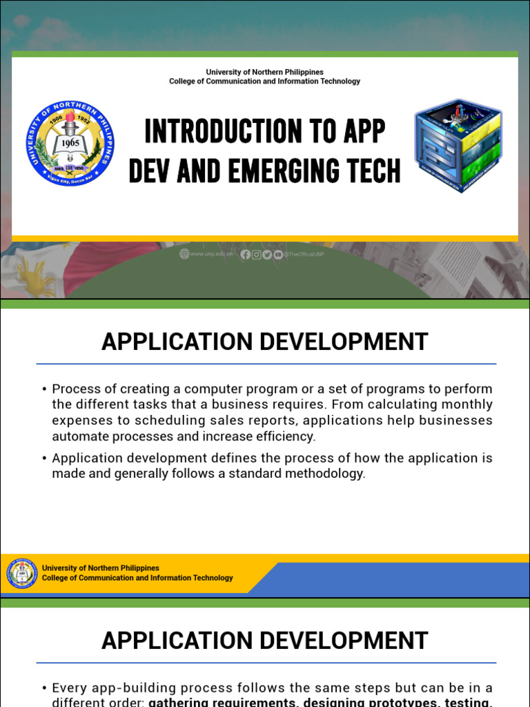 2 Introduction To Application Development | PDF | Application Software ...
