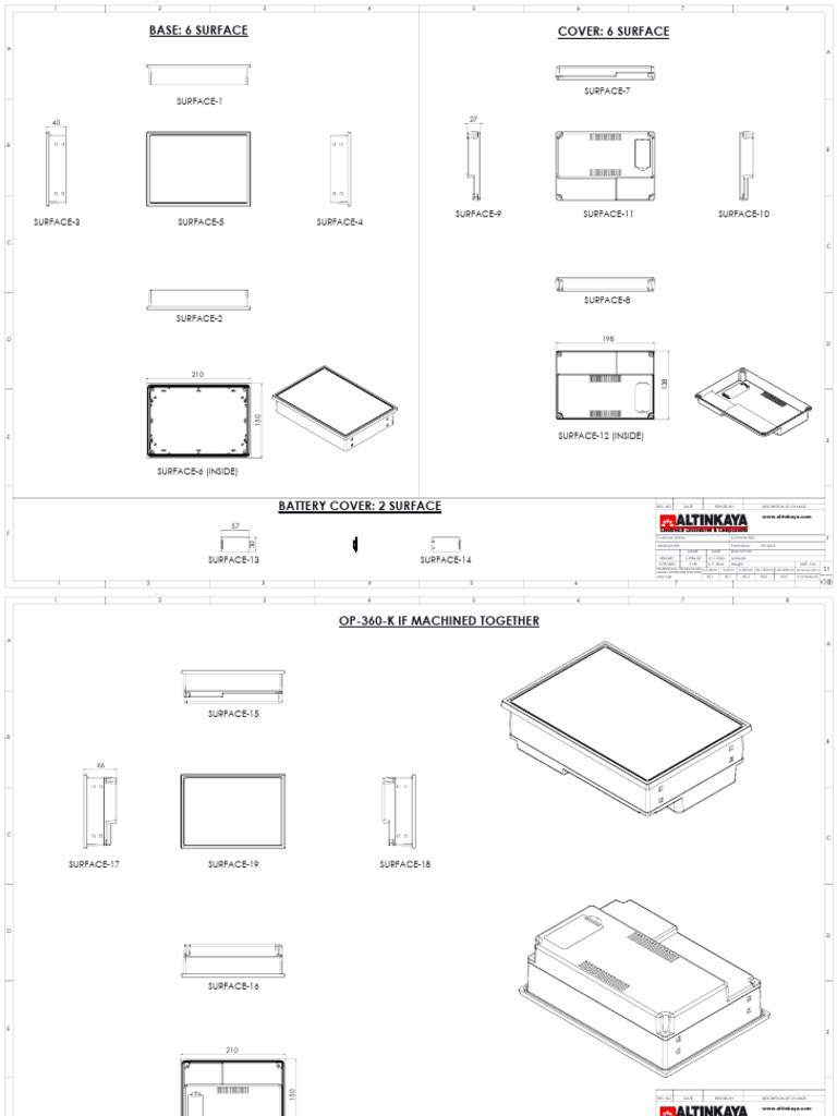 Dimensional Tolerances for OP-360-K | PDF