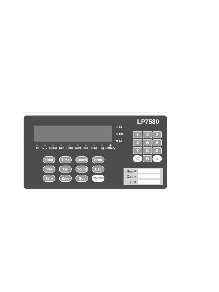 LP7580 User Manual Overview | PDF | Computer Engineering | Electrical ...