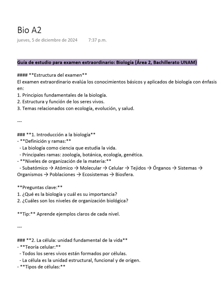 Bio A2 Si Se Puede | PDF | Biología Celular) | Evolución