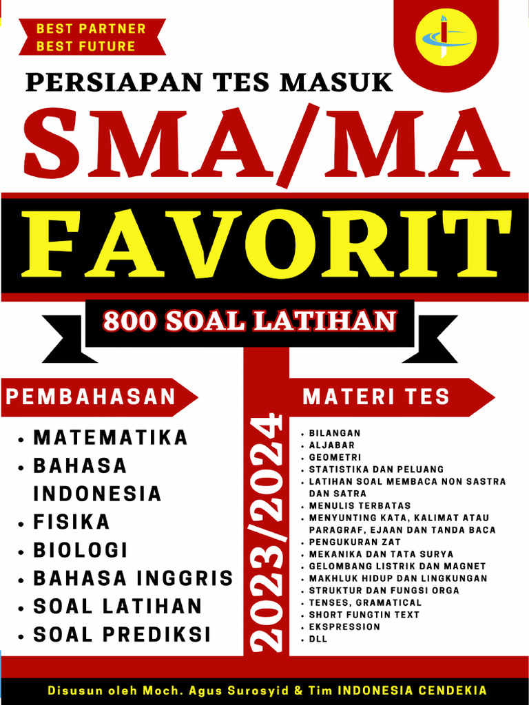 Bank Soal Persiapan Tes SMA/MA | PDF