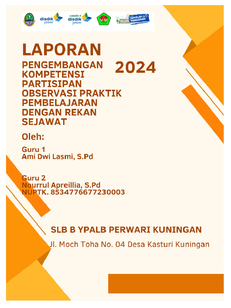 Laporan Partisipan Rekan Sejawat Ami 2 | PDF