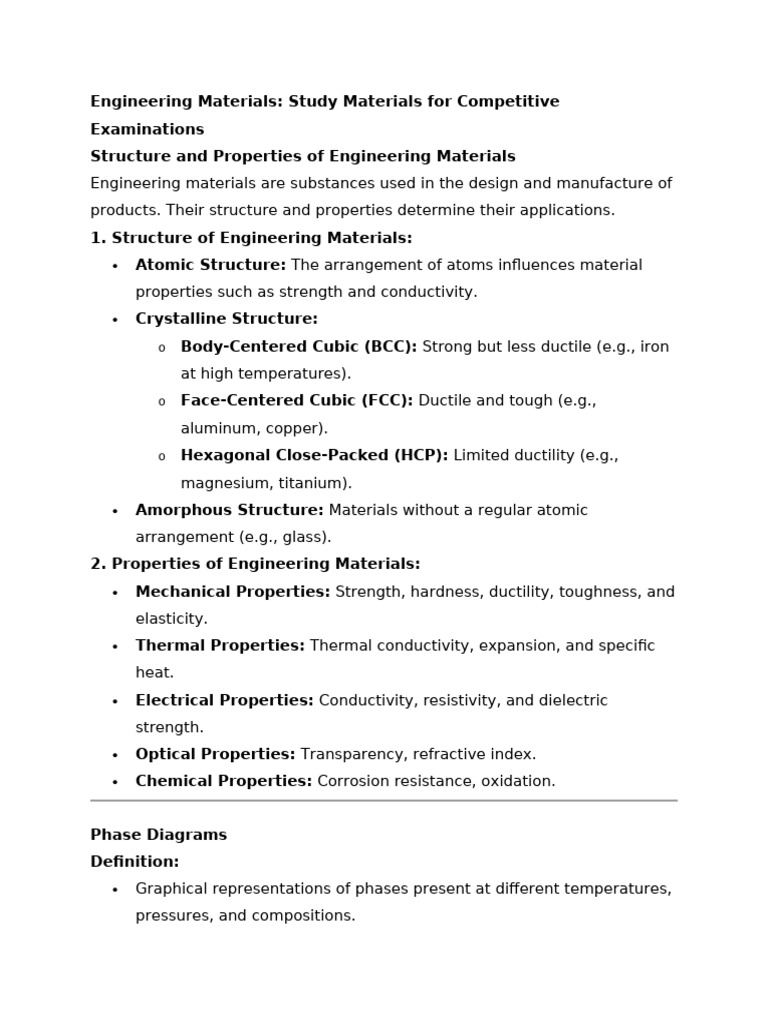 Engineering Materials Pdf Deformation Engineering Heat Treating