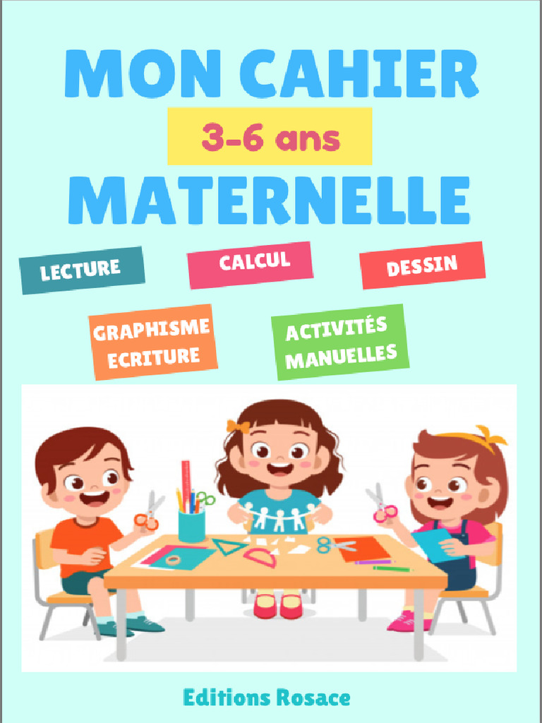 Mon cahier de maternelle niveau 1 main image 0