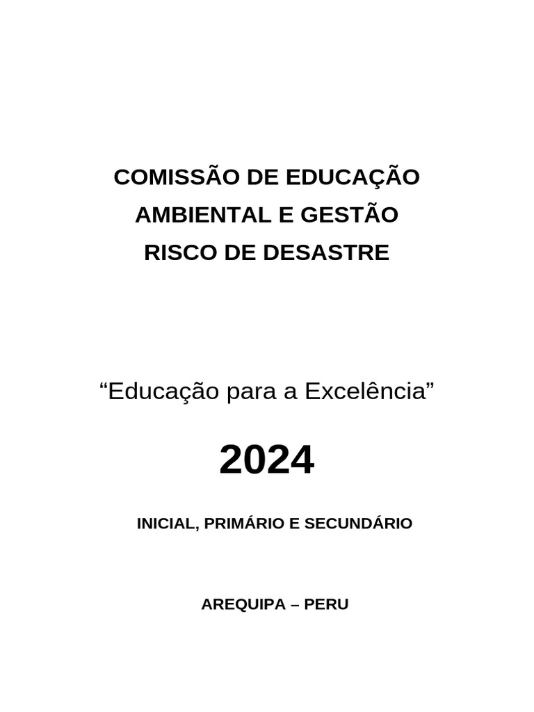 Educação Ambiental e Gestão de Risco | PDF | Desperdício | Relâmpago