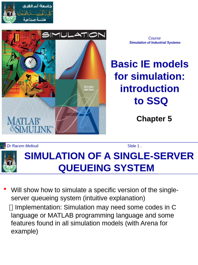 Chapter 05 - Basic IE Models For Simulation - Introduction To SSQ | PDF ...