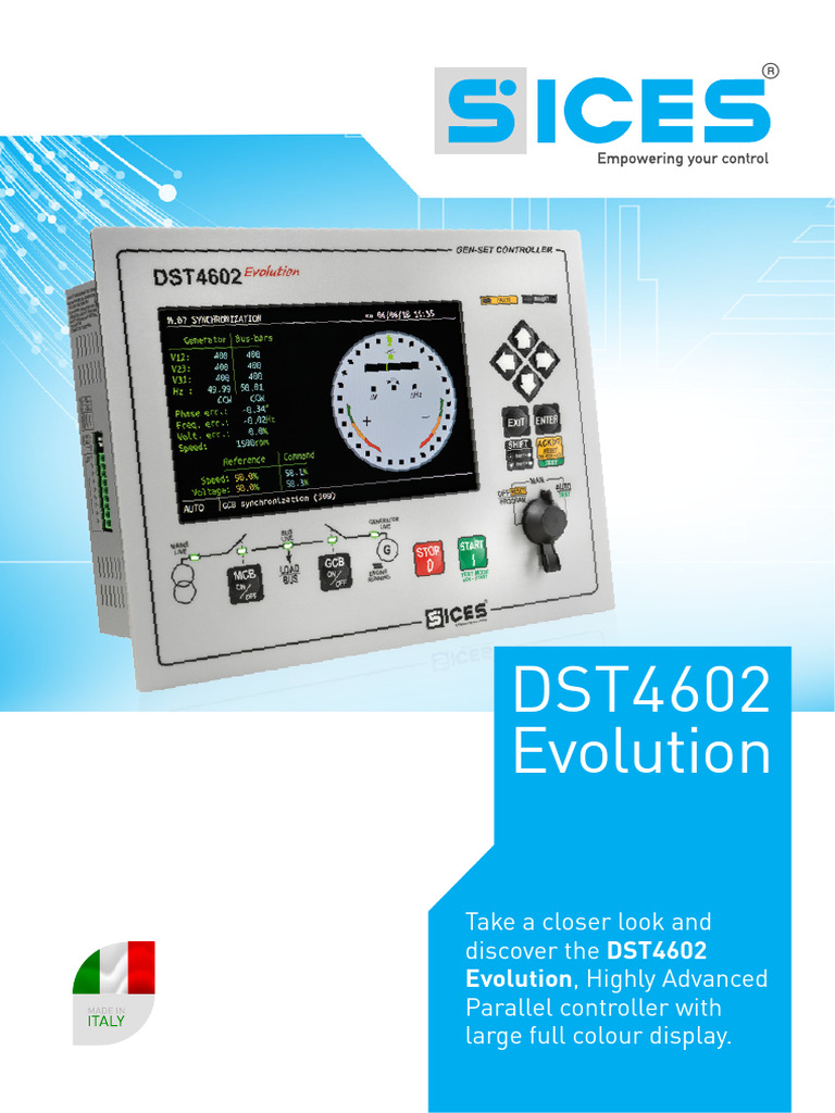 DST4602 Evolution Genset Controller | PDF | Programmable Logic ...