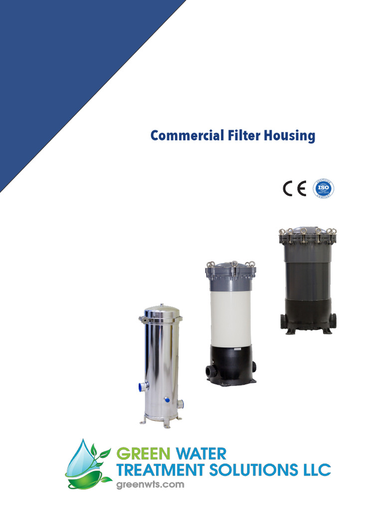 UPVC and Stainless Steel Filter Housings | PDF | Fibre Reinforced ...