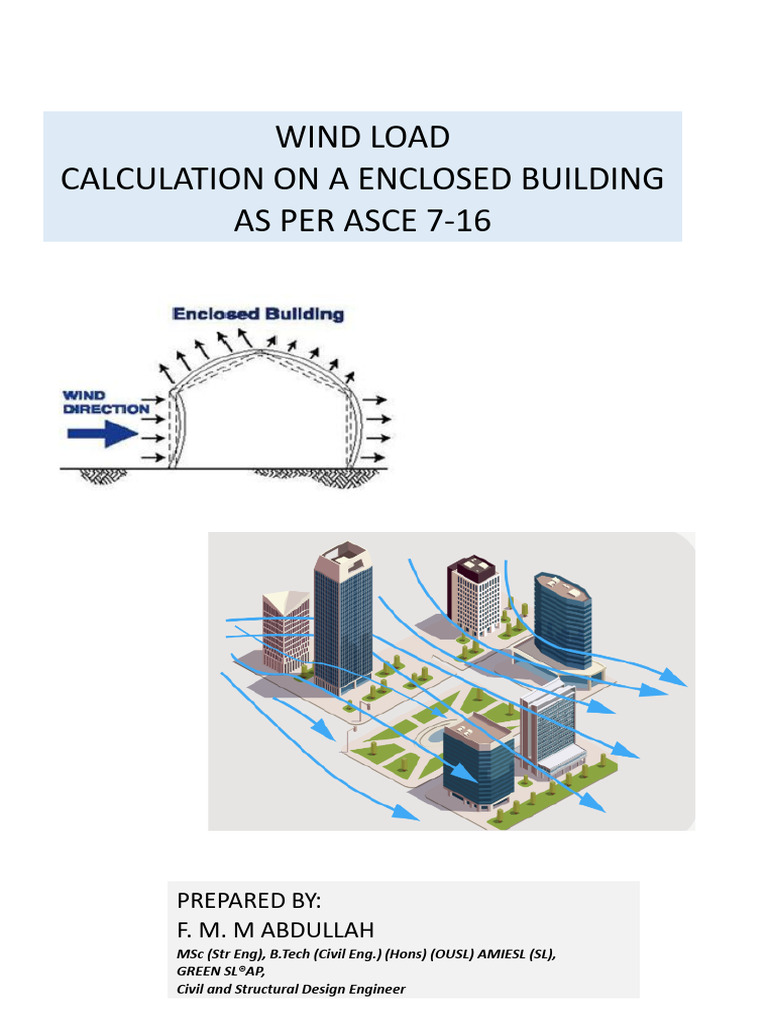 Wind Load On Enclosed Building As Per The AISC 7 16 1737963582 | PDF ...