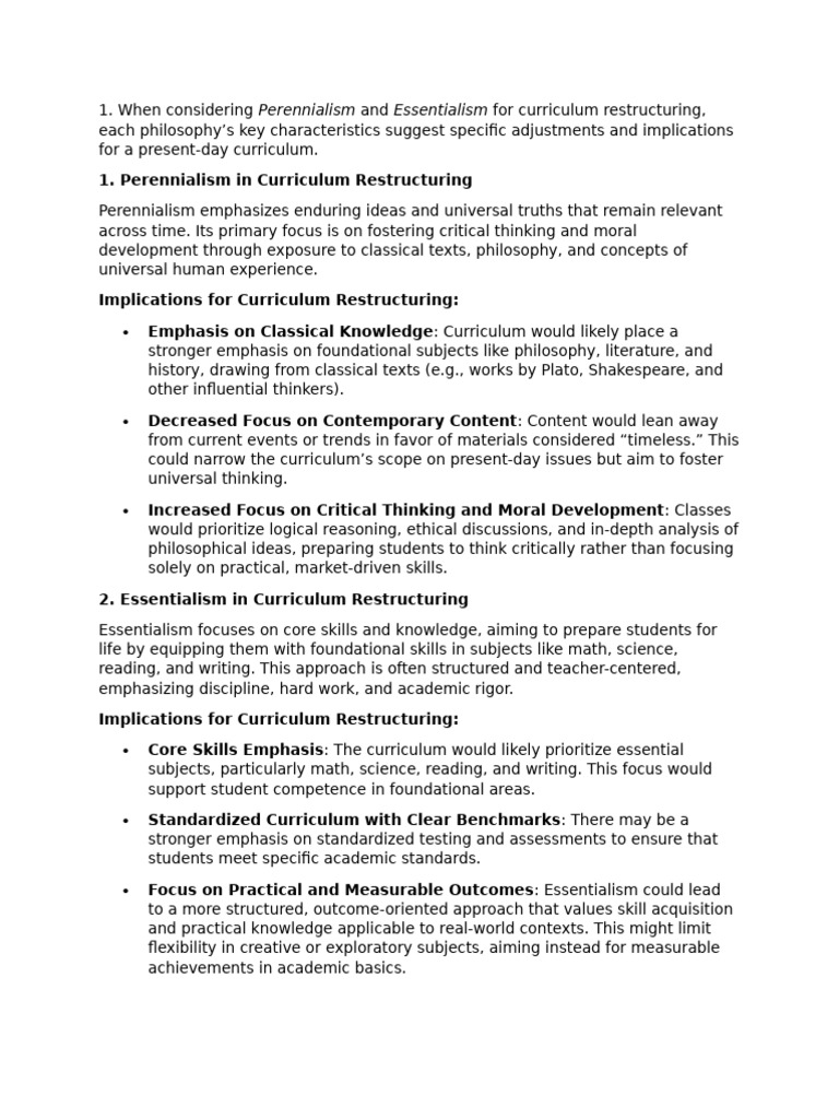 don | PDF | Critical Thinking | Curriculum