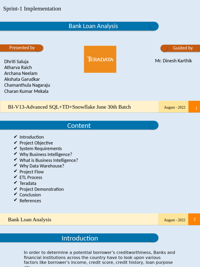 Teradata ppt | PDF | Data Warehouse | Business Intelligence