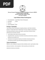 Download RPP Aspek Hukum Dalam Pembangunan by donnysa SN82143603 doc pdf
