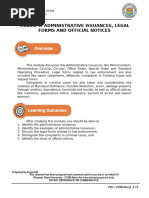 Types of Administrative Documents | PDF | Memorandum | Information
