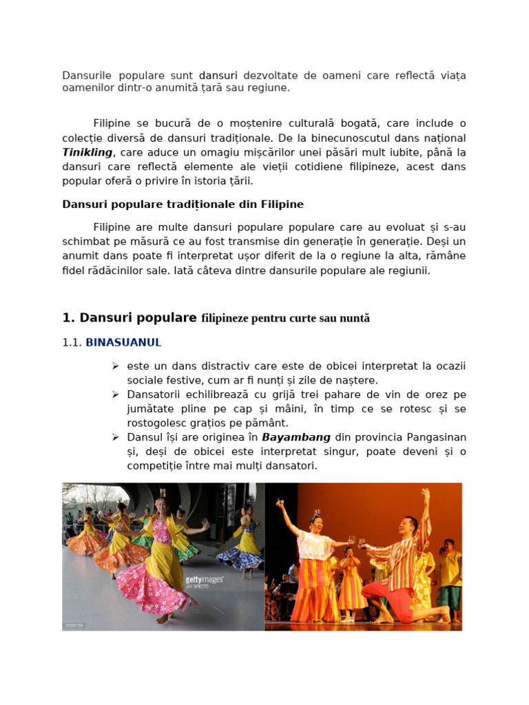 Dansuri Populare | PDF