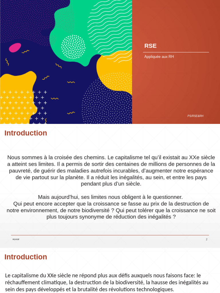 S1 PPT Rse | PDF | Responsabilité sociétale des entreprises ...