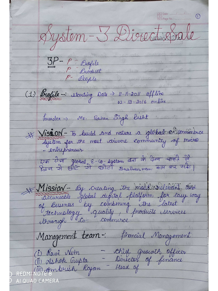 2nd Day Notes | PDF