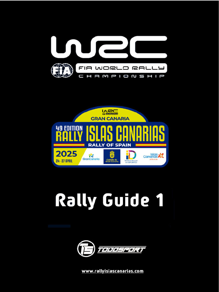 Rally Islas Canarias 2025 Preview | PDF | Auto Racing Organizations |  Motorsport