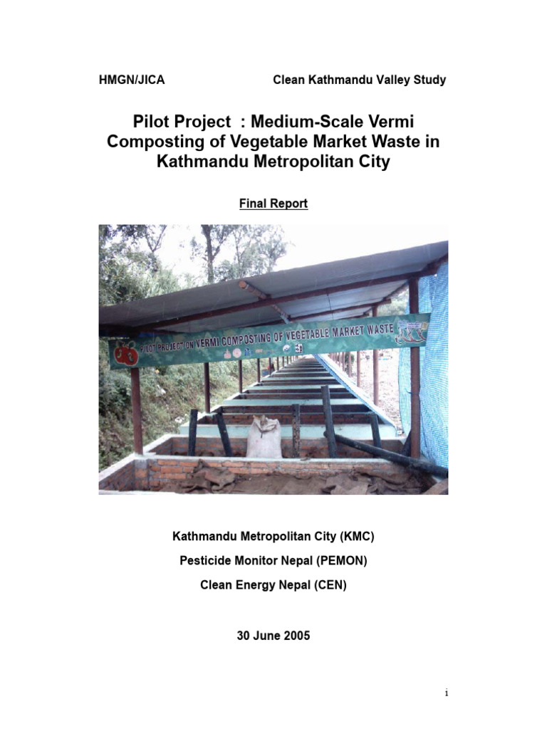 Medium-Scale Vermicomposting in Nepal | PDF | Compost | Biodegradation