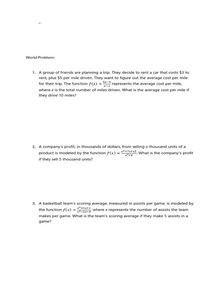 Average Cost and Profit Calculations | PDF