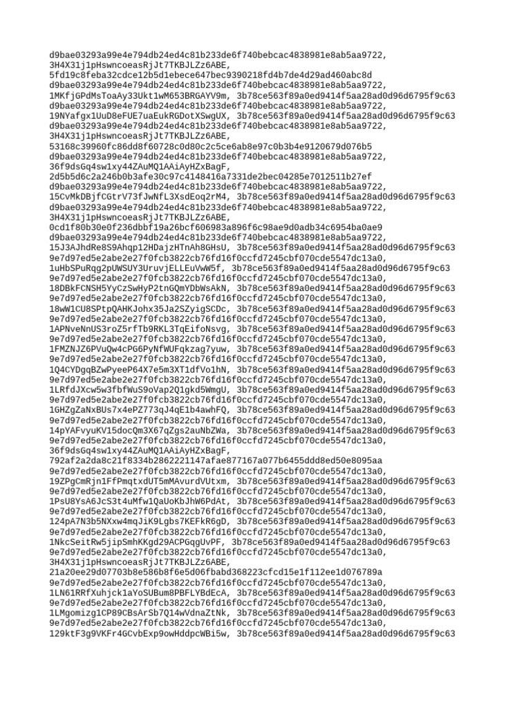 Unique Document Identifiers List | PDF