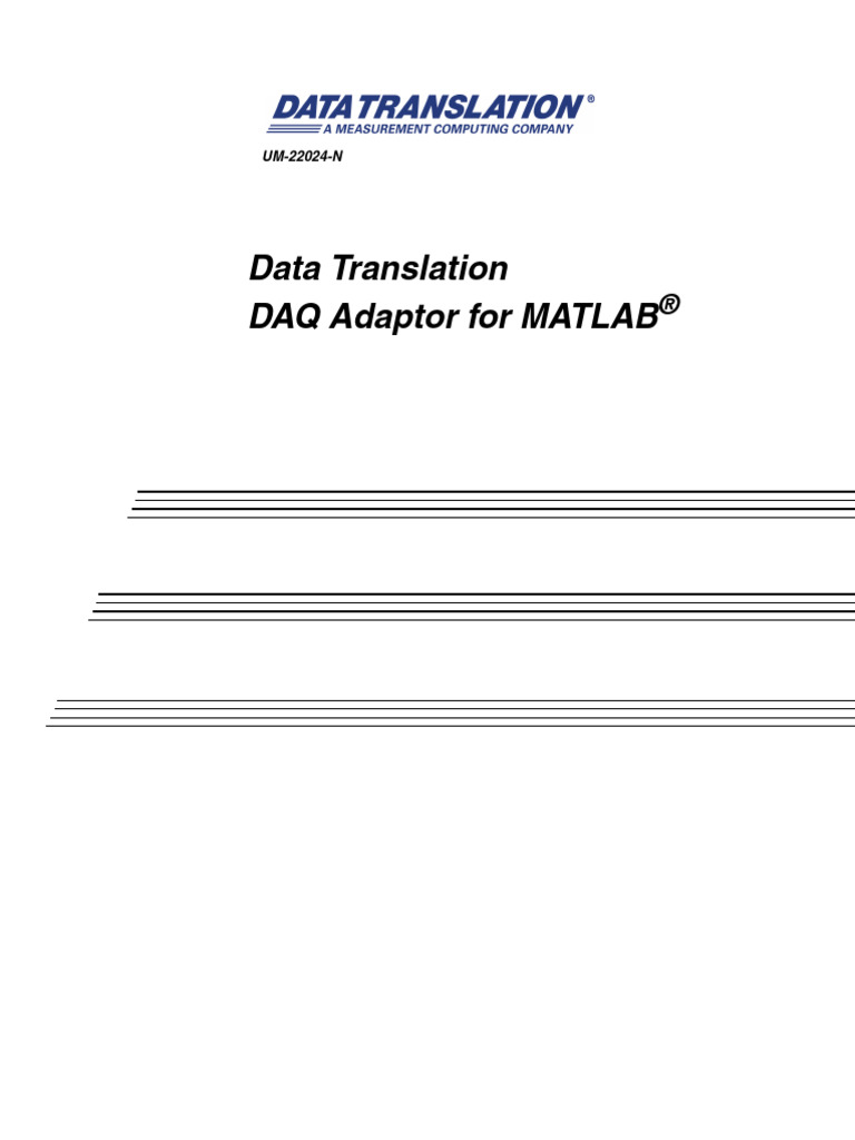 UMDAQAdaptor | PDF | Data Acquisition | Input/Output