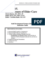 Module Ethical Issues of Elder Care