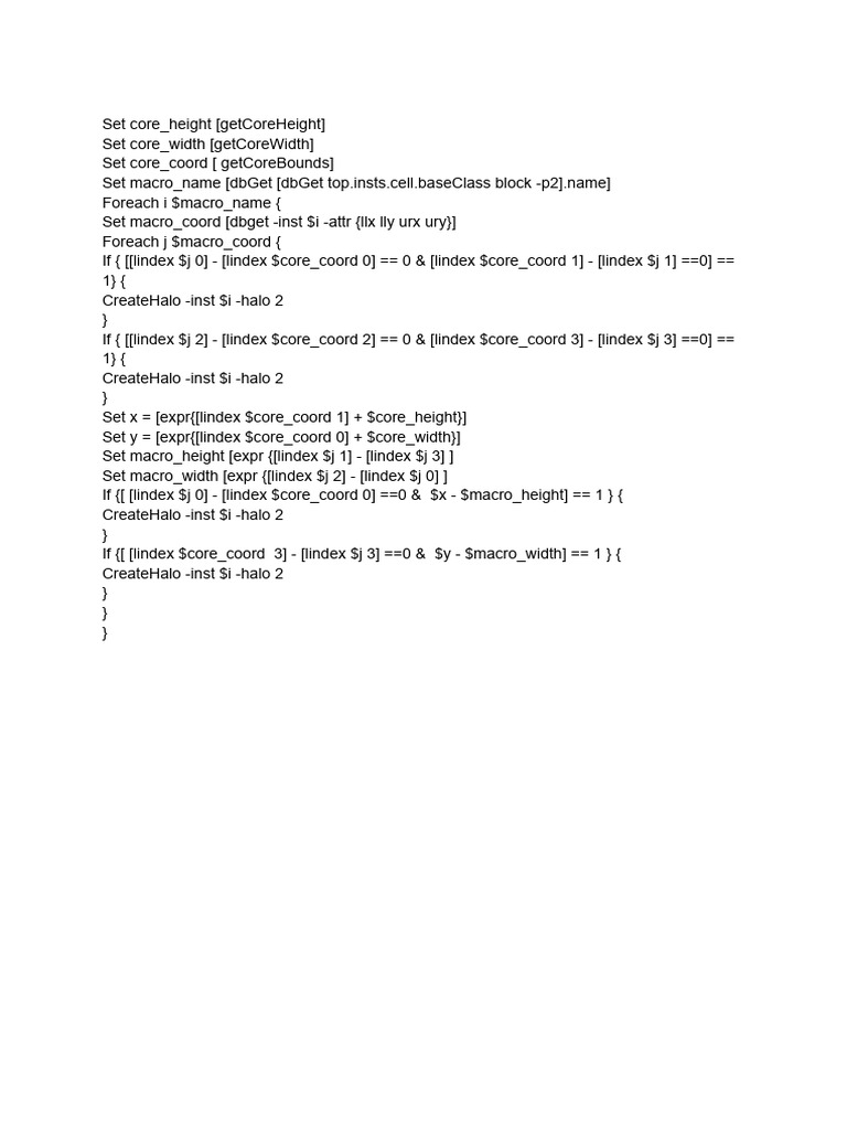 Script To Add Halo To Macro | PDF