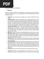 Moni Plus Loan Application Form | PDF | Bankruptcy | Loans