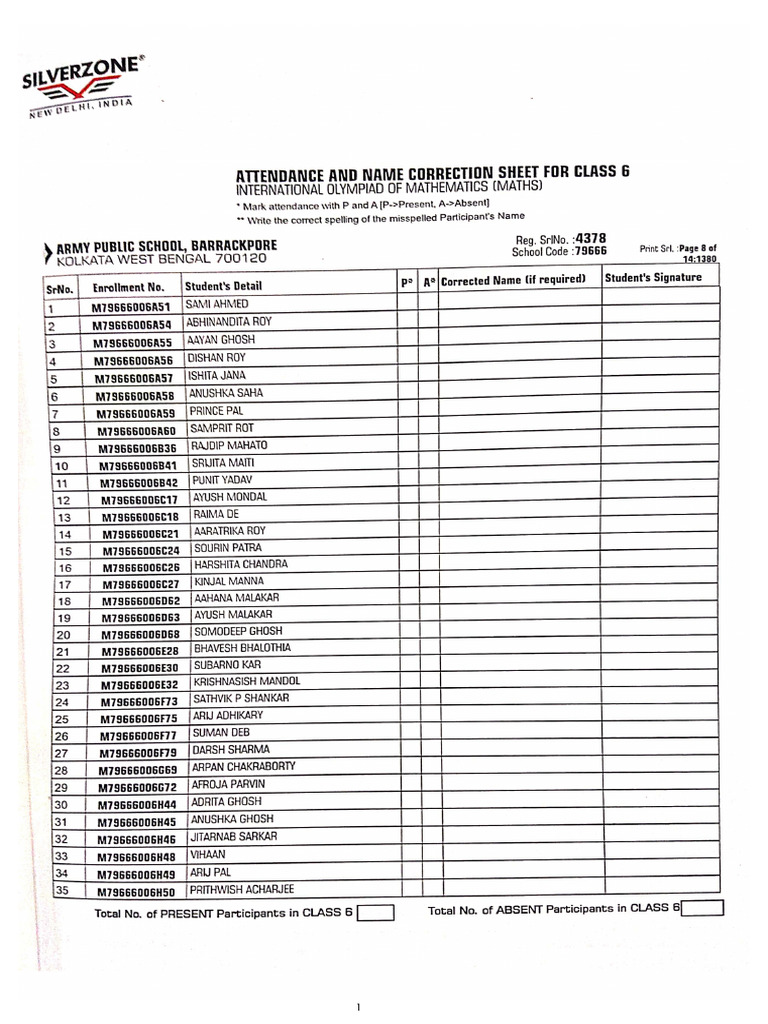 Silverzonemathsolympiad (Class 6 12) | PDF