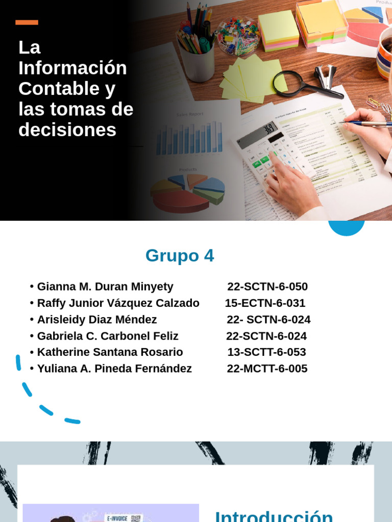 La Informacion Contable y La Toma de Decisiones | PDF | Contabilidad ...