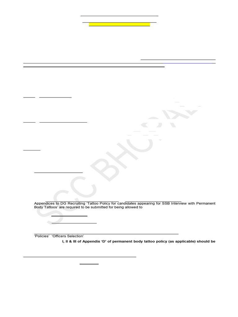 Call Up Letter Sce Bhopal For Ima 155 Course | PDF | Identity Document