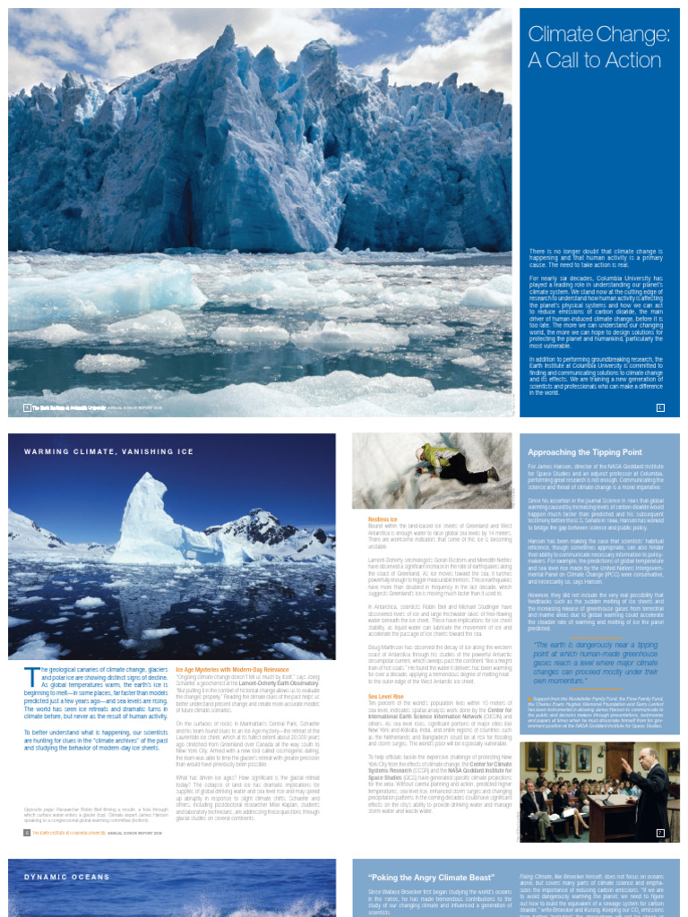 Climate Change Research at Columbia | PDF | Climate Change | Oceans
