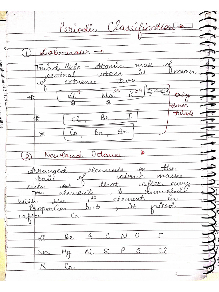Periodic Classification | PDF