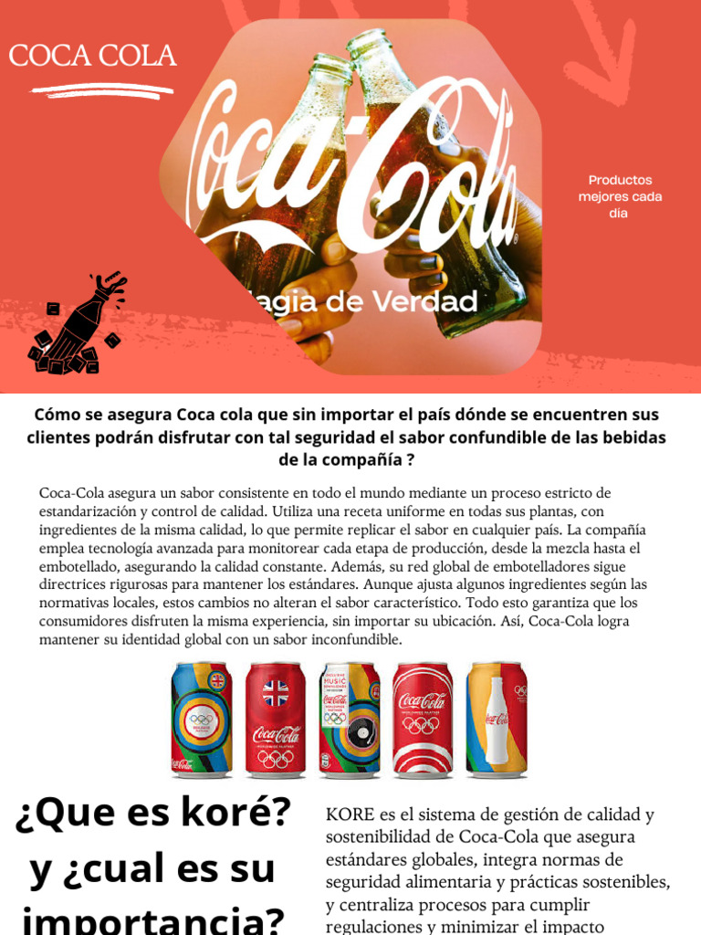 Coca Cola | PDF | Calidad (comercial) | Coca Cola