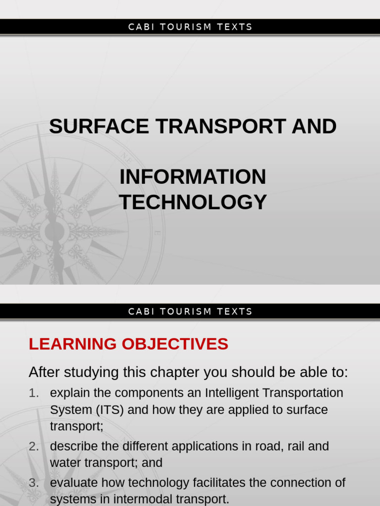 Intelligent Transportation Systems Overview | PDF | Transport | Land ...