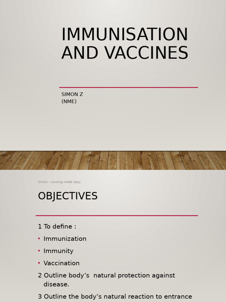 Immunization and Vaccine Overview Guide | PDF | White Blood Cell | Vaccines
