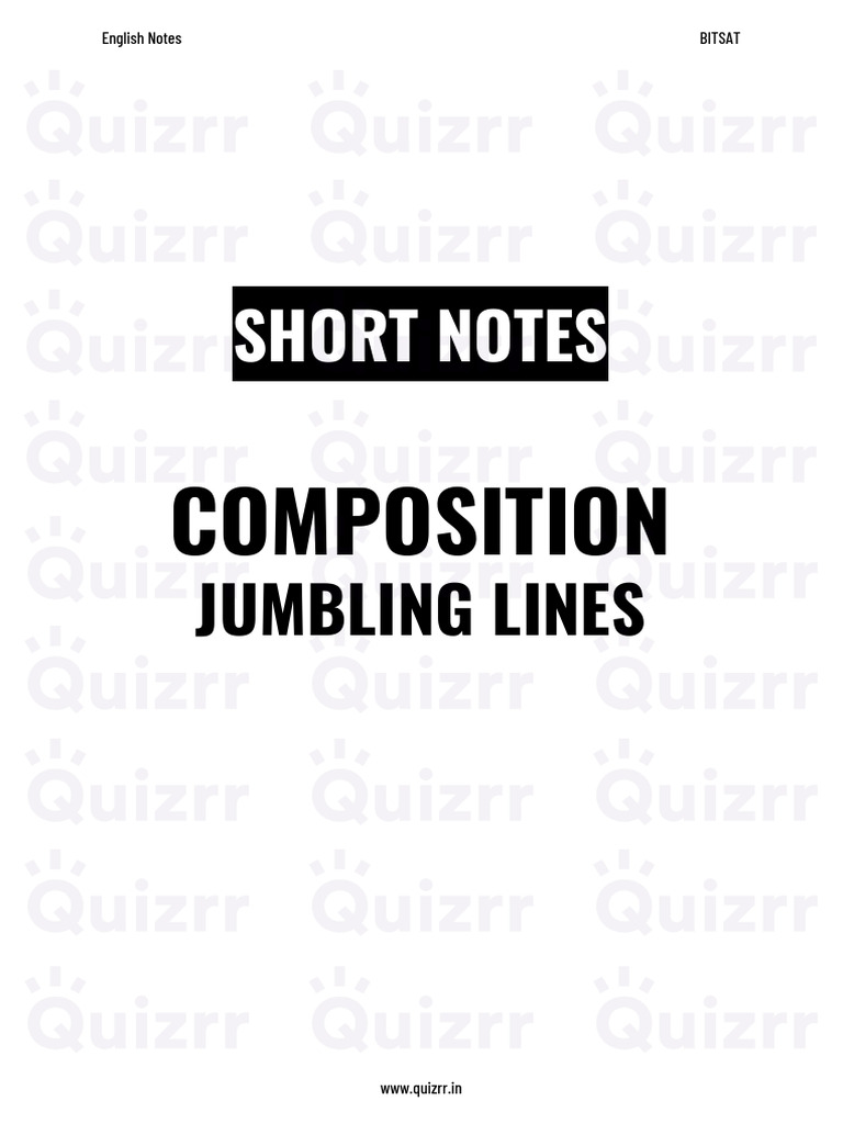Jumbled Sentence Rearrangement Guide | PDF | Subject (Grammar) | Verb
