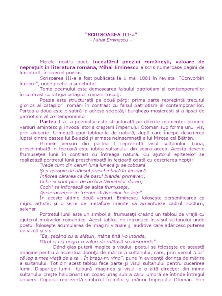 Scrisoarea Ii Comentariu Scrisoarea a 3 a (Comentariu 2)