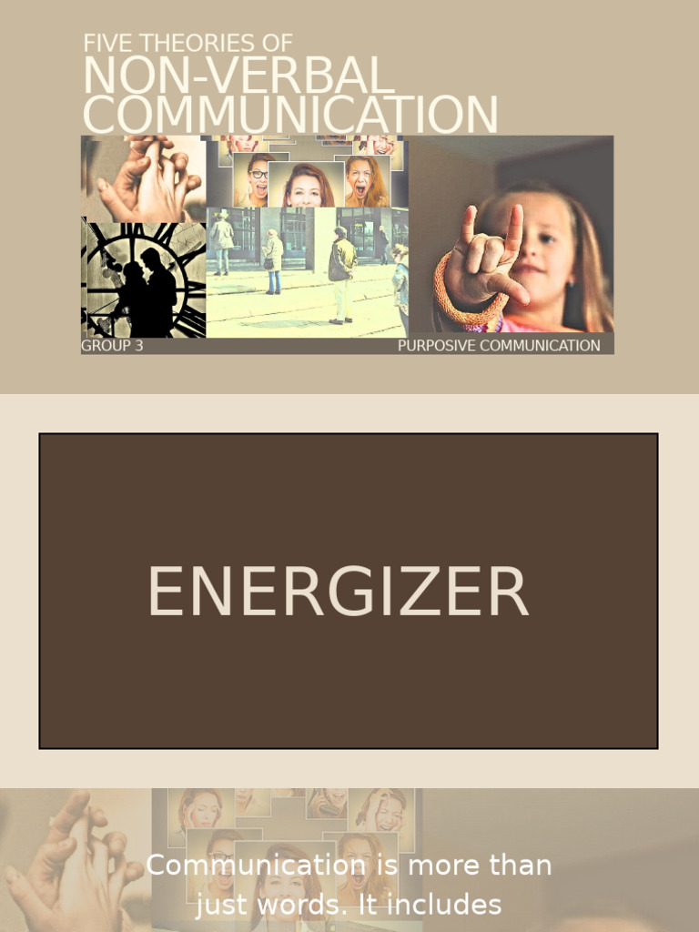 Five Theories of Non-Verbal Communication | PDF | Nonverbal ...