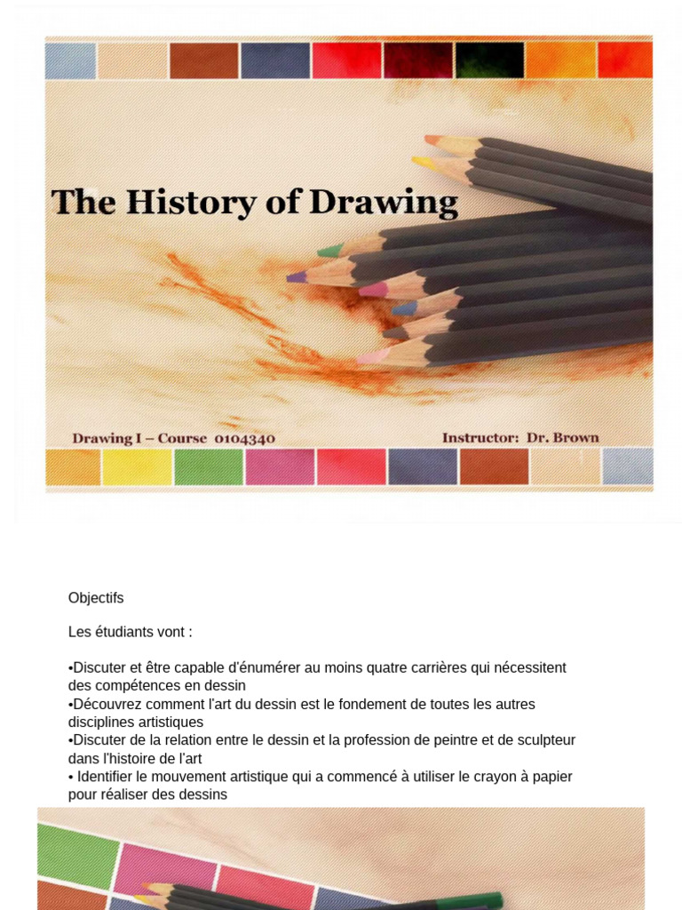 Histoire et impact du dessin artistique | PDF | Dessin | Histoire de l'art