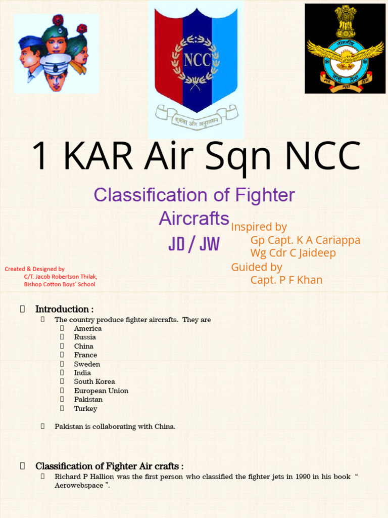 Fighter Aircraft Classification Guide | PDF | Fighter Aircraft | Jet ...