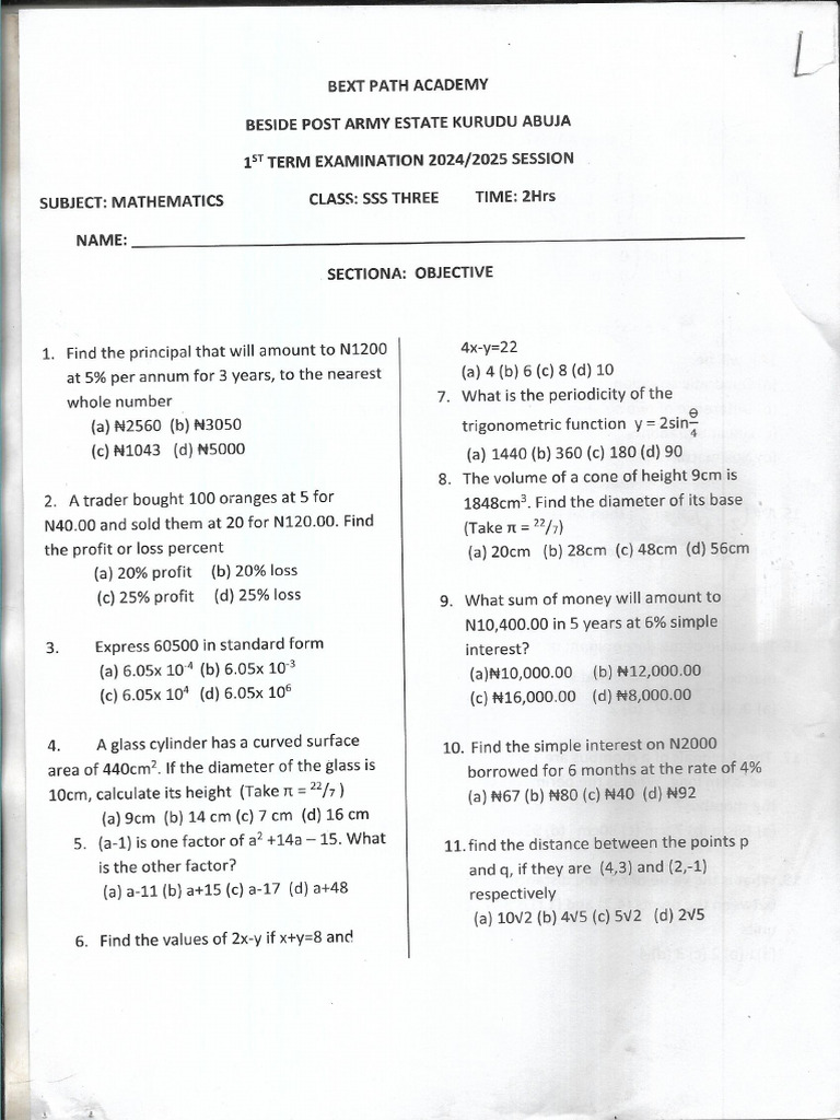Math | PDF